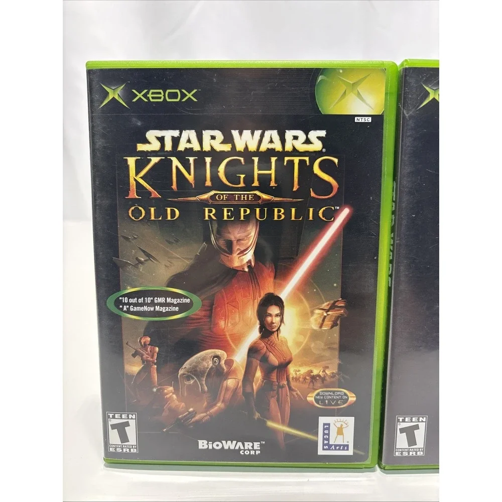 Xbox - Star Wars Jedi Knight 2 & Star Wars‎ Knights Oh The Republic Tested Works
